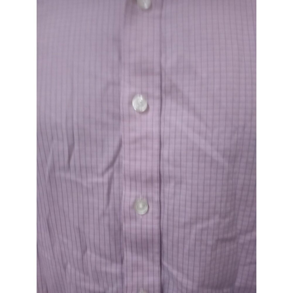 UNTUCKit Mens Shirt Medium M Lilac Purple Check Colonia Casual 100% Cotton - Picture 3 of 12